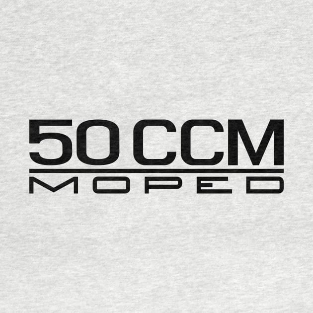 50cc Moped Emblem (Black) by GetThatCar